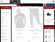 Tablet Screenshot of gymgiyim.com